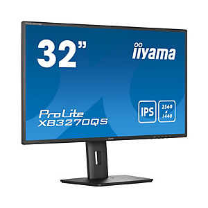 Iiyama ProLite XB3270QS-B5, 80 cm (31.5''), 2560 x 1440 Pixeles, Wide Quad HD, LED, 4 ms, Negro
