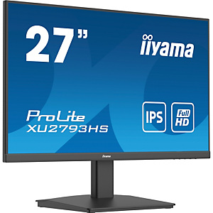 Iiyama ProLite XU2793HS-B7, 68,6 cm (27'), 1920 x 1080 Pixeles, Full HD, LED, 1 ms, Negro Iiyama ProLite XU2793HS-B7, 68,6 cm (27'), 1920 x 1080 Pixeles, Full HD, LED, 1 ms, Negro