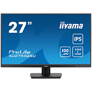 Iiyama ProLite XU2793QSU-B7, 68,6 cm (27'), 2560 x 1440 Pixeles, Wide Quad HD, LED, 1 ms, Negro Iiyama ProLite XU2793QSU-B7, 68,6 cm (27'), 2560 x 1440 Pixeles, Wide Quad HD, LED, 1 ms, Negro