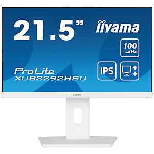 Iiyama ProLite XUB2292HSU-W6, 54,6 cm (21.5''), 1920 x 1080 Pixeles, Full HD, LED, 0,4 ms, Blanco