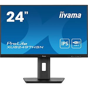 Iiyama ProLite XUB2497HSN-B2, 60,5 cm (23.8'), 1920 x 1080 Pixeles, Full HD, LED, 1 ms, Negro Iiyama ProLite XUB2497HSN-B2, 60,5 cm (23.8'), 1920 x 1080 Pixeles, Full HD, LED, 1 ms, Negro