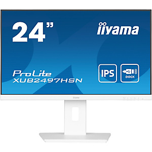 Iiyama ProLite XUB2497HSN-W2, 60,5 cm (23.8'), 1920 x 1080 Pixeles, Full HD, LED, 1 ms, Blanco Iiyama ProLite XUB2497HSN-W2, 60,5 cm (23.8'), 1920 x 1080 Pixeles, Full HD, LED, 1 ms, Blanco
