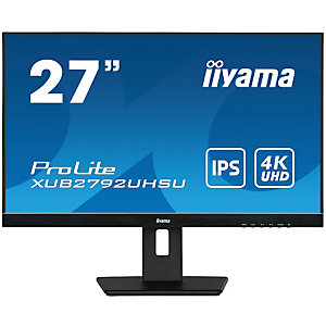 Iiyama ProLite XUB2792UHSU-B5, 68,6 cm (27''), 3840 x 2160 Pixeles, 4K Ultra HD, LED, 4 ms, Negro