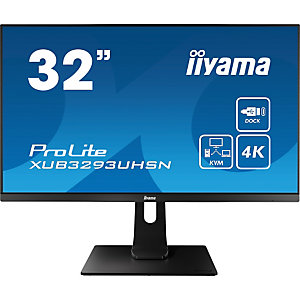 iiyama ProLite XUB3293UHSN-B1, 80 cm (31.5""), 3840 x 2160 pixels, 4K Ultra HD, LED, 4 ms, Gris