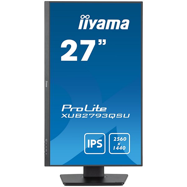 iiyama XUB2793QSU-B7, 68,6 cm (27'), 2560 x 1140 pixels, Wide Quad HD, LED, 1 ms, Noir - 2