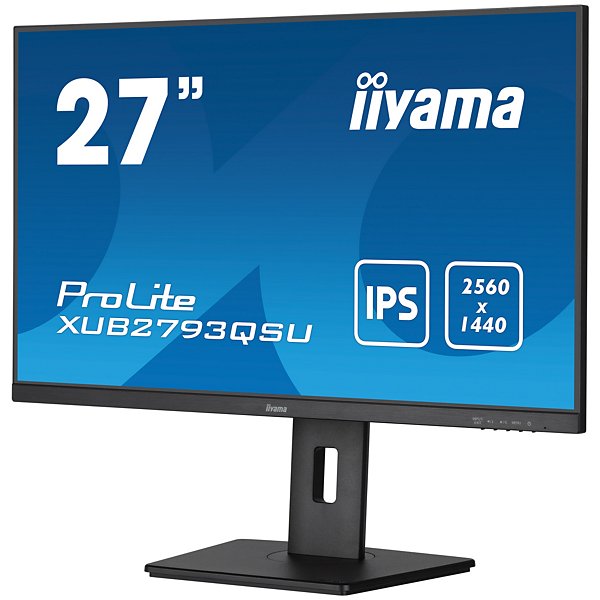 iiyama XUB2793QSU-B7, 68,6 cm (27'), 2560 x 1140 pixels, Wide Quad HD, LED, 1 ms, Noir - 5