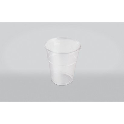 ILIP Bicchiere monouso in PET Linea KlearCup, Riciclabile, Per bevande fredde, Capacità 250 ml, Trasparente (confezione 50 pezzi)
