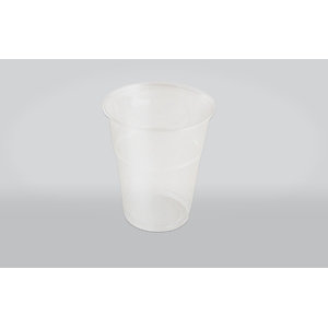 ILIP Bicchiere monouso in PET Linea KlearCup, Riciclabile, Per bevande fredde, Capacità 350 ml, Trasparente (confezione 50 pezzi)