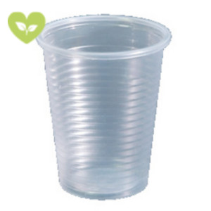 ILIP Bicchiere monouso in PLA, imbustato singolarmente, Linea IlipBio, Ecologico, 200 ml, Ø 7 cm, Trasparente (confezione 750 pezzi)