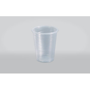 ILIP Bicchiere monouso in PLA Linea IlipBio, Ecologico, Per bevande fredde, Capacità 200 ml, Trasparente (confezione 50 pezzi)