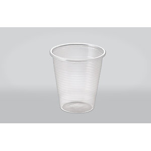 ILIP Bicchiere monouso in PP Linea Bistrot, Riciclabile, Per bevande calde e fredde, Capacità 160 ml, Trasparente (confezione 100 pezzi)