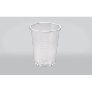 ILIP Bicchiere monouso in PP Linea Bistrot, Riciclabile, Per bevande calde e fredde, Capacità 200 ml, Trasparente (confezione 100 pezzi)
