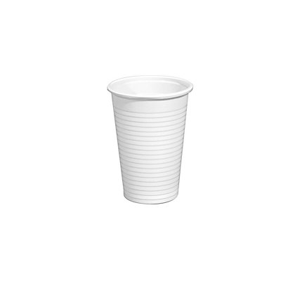 ILIP Bicchiere monouso in PP Linea Soleil, Riciclabile, Per bevande calde e fredde, Capacità 230 ml, Bianco (Speciale HO.RE.CA confezione 3.000 pezzi) - 1