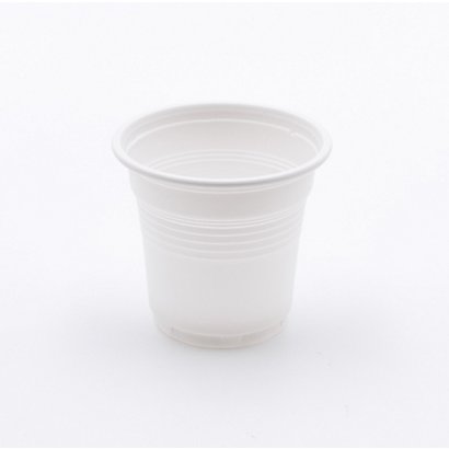 ILIP Bicchierino per caffè in Mater-Bi, 80 cc, Linea IlipBio, Bianco (confezione 3360 pezzi) - 1