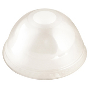 ILIP Coperchio monouso a cupola senza foro per bicchiere da 350/400/500 ml, PLA, Compostabile, Trasparente (confezione 800 pezzi) ILIP Coperchio monouso a cupola senza foro per bicchiere da 350/400/500 ml, PLA, Compostabile, Trasparente (confezione 800 pezzi)