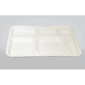 ILIP Copri vassoio catering monouso in PS Linea Professional Catering, 45 x 33 cm, Bianco (confezione 1.000 pezzi)