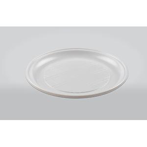 ILIP Piatto piano rotondo monouso in PP Linea Soleil, Riciclabile, ø 21 cm, 12 g, Bianco (confezione 85 pezzi) ILIP Piatto piano rotondo monouso in PP Linea Soleil, Riciclabile, ø 21 cm, 12 g, Bianco (confezione 85 pezzi)