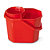 IN FACTORY Secchio con strizzatore - PPL riciclabile - 12 L - rosso - 2