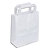 INAPA Lot 50 sac en papier kraft blanc 80 g/m². Poignées plates. Dimension 32x40cm. Soufflets latéraux 15 - 1