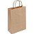 INAPA Lot 50 sacs en papier kraft brun 70 g/m². Poignées torsadées. Dimensions 22x31cm Soufflets latéraux 10 cm - 1
