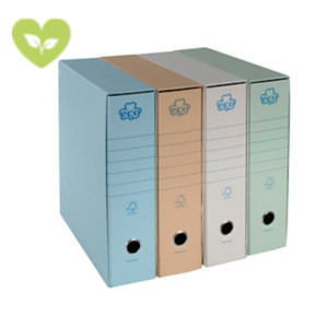 INDUSTRIAUMBRA Eco New Registratore archivio, Formato Protocollo, Dorso 8 cm, Cartone riciclato, Azzurro INDUSTRIAUMBRA Eco New Registratore archivio, Formato Protocollo, Dorso 8 cm, Cartone riciclato, Azzurro