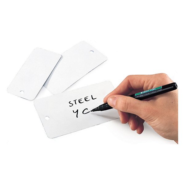 Industrieetiketten, PEHD, 120 x 70  mm, rot - 5