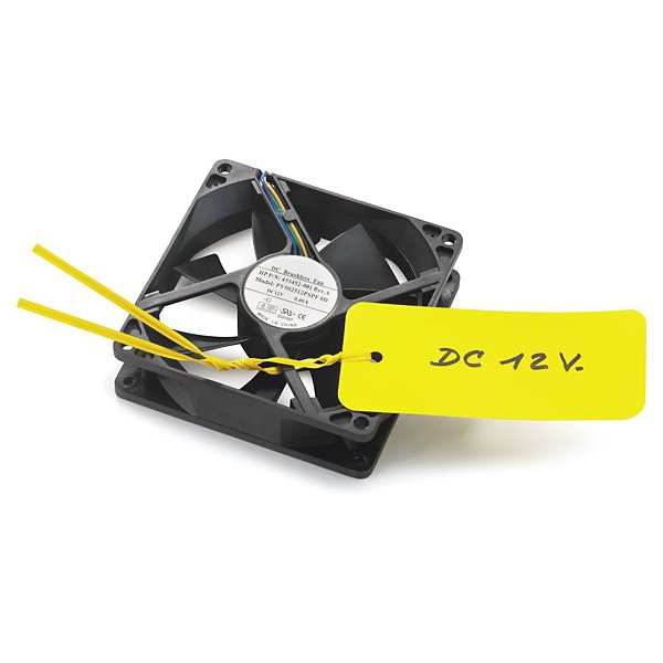 Industrieetiketten, PEHD, 120 x 70  mm, rot - 3