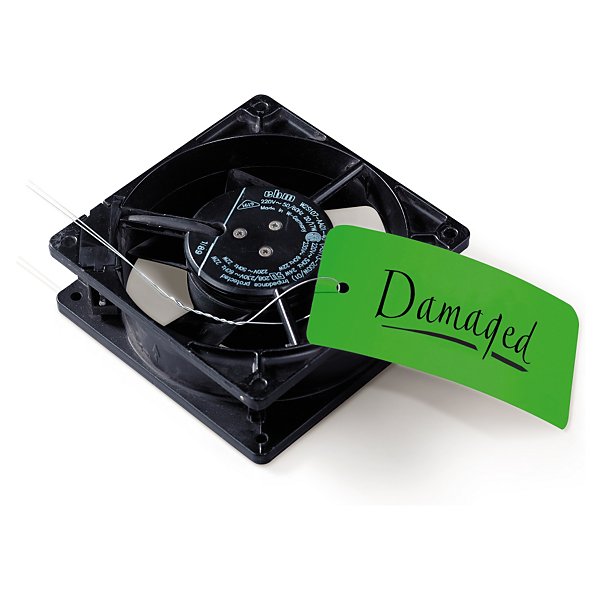 Industrieetiketten, PEHD, 120 x 70  mm, rot - 4