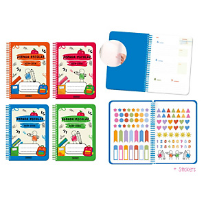 INGRAF Back to School Agenda escolar, castellano, semana vista, 2025-2026, Primaria, tapa de polipropileno, formato 4º INGRAF Back to School Agenda escolar, castellano, semana vista, 2025-2026, Primaria, tapa de polipropileno, formato 4º