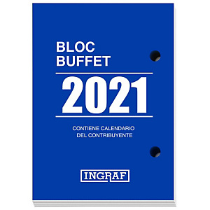 INGRAF Bloque calendario 2021, 82 x 116 mm, castellano INGRAF Bloque calendario 2021, 82 x 116 mm, castellano