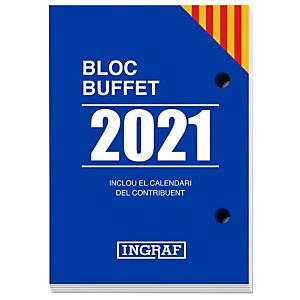 INGRAF Bloque calendario 2021, 82 x 116 mm, català INGRAF Bloque calendario 2021, 82 x 116 mm, català