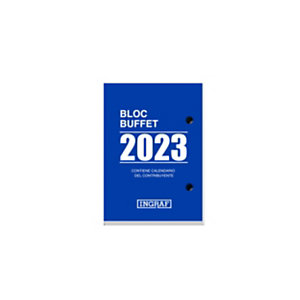 INGRAF Bloque calendario 2023, 82 x 116 mm, castellano