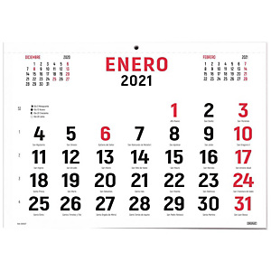 INGRAF Calendario anual de pared 2021, 440 x 320 mm, castellano INGRAF Calendario anual de pared 2021, 440 x 320 mm, castellano