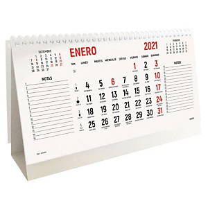 INGRAF Calendario anual de sobremesa 2021, 220 x 130 mm, castellano INGRAF Calendario anual de sobremesa 2021, 220 x 130 mm, castellano