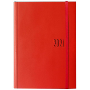 INGRAF Los Ángeles Agenda día-página 2021, 150 x 210 mm, castellano, rojo INGRAF Los Ángeles Agenda día-página 2021, 150 x 210 mm, castellano, rojo