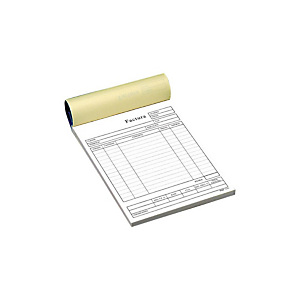 INGRAF Talonario preimpreso en castellano para facturas 148 x 210 mm con copia 50 x 2 INGRAF Talonario preimpreso en castellano para facturas 148 x 210 mm con copia 50 x 2