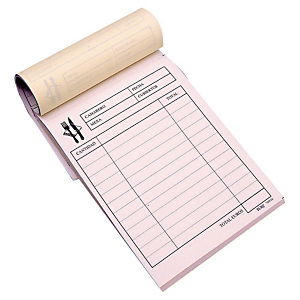 INGRAF Talonario preimpreso en castellano para notas de camarero 105 x 148 mm con copia 50 hojas x 2 INGRAF Talonario preimpreso en castellano para notas de camarero 105 x 148 mm con copia 50 hojas x 2