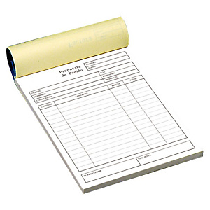INGRAF Talonario preimpreso en castellano para pedidos 4º natural 148 x 210 mm con copia 50 x 2 INGRAF Talonario preimpreso en castellano para pedidos 4º natural 148 x 210 mm con copia 50 x 2