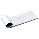 INGRAF Talonario preimpreso en castellano para recibos 210 x 90 mm 96 hojas INGRAF Talonario preimpreso en castellano para recibos 210 x 90 mm 96 hojas
