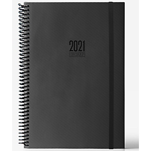 INGRAF Tokio Agenda día-página 2021, 170 x 240 mm, castellano, negro INGRAF Tokio Agenda día-página 2021, 170 x 240 mm, castellano, negro