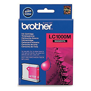 Inktcartridge Brother LC1000M magenta voor inkjet printers