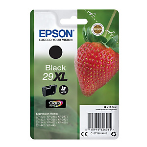 Inktcartridge Epson 29 XL N « Aardbei » zwart voor inkjet printers
