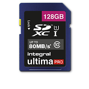 Integral 128GB ULTIMAPRO SDHC/XC 80MB CLASS 10 UHS-I U1, 128 Go, SD, Classe 10, UHS-I, 80 Mo/s, Class 1 (U1) INSDX128G10-80U1 Integral 128GB ULTIMAPRO SDHC/XC 80MB CLASS 10 UHS-I U1, 128 Go, SD, Classe 10, UHS-I, 80 Mo/s, Class 1 (U1) INSDX128G10-80U1