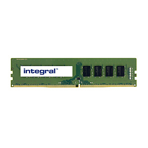 Integral 16GB DDR4 2133MHz DESKTOP NON-ECC MEMORY MODULE, 16 Go, 1 x 16 Go, DDR4, 2133 MHz, 288-pin DIMM, Noir, Vert IN4T16GNCLPX