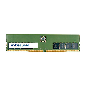 Integral 16GB PC RAM MODULE DDR5 4800MHZ PC5-38400 UNBUFFERED NON-ECC 1.1V 2GX8 CL40, 16 Go, 1 x 16 Go, DDR5, 4800 MHz, 288-pin DIMM IN5T16GNHRBX