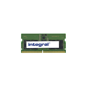 Integral 8GB LAPTOP RAM MODULE DDR5 5600MHZ PC5-44800 UNBUFFERED NON-ECC 1.1V 1GX16 CL46, 8 Go, 1 x 8 Go, DDR5, 5600 MHz, 262-pin SO-DIMM IN5V8GNJWDX Integral 8GB LAPTOP RAM MODULE DDR5 5600MHZ PC5-44800 UNBUFFERED NON-ECC 1.1V 1GX16 CL46, 8 Go, 1 x 8 Go, DDR5, 5600 MHz, 262-pin SO-DIMM IN5V8GNJWDX