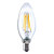 INTEGRAL Ampoule LED Candle E14, 4 Watts 2700 Kelvin 420/470 Lumen, angle d'éclairage 300/330. Clair - 1