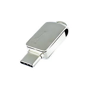 INTEGRAL Clé USB-C et USB-A 3.0 Dual – 128Go – Gris