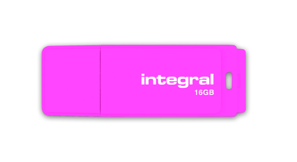 INTEGRAL MEMORY Clé USB 2.0 Néon – 16GB – Rose