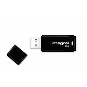 INTEGRAL MEMORY Clé USB 2.0 - 8 Go - Noir